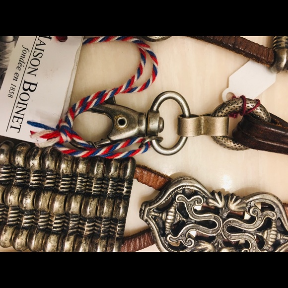 Maison boinet high end belt Saxs  fifth avenue NWT main image 4
